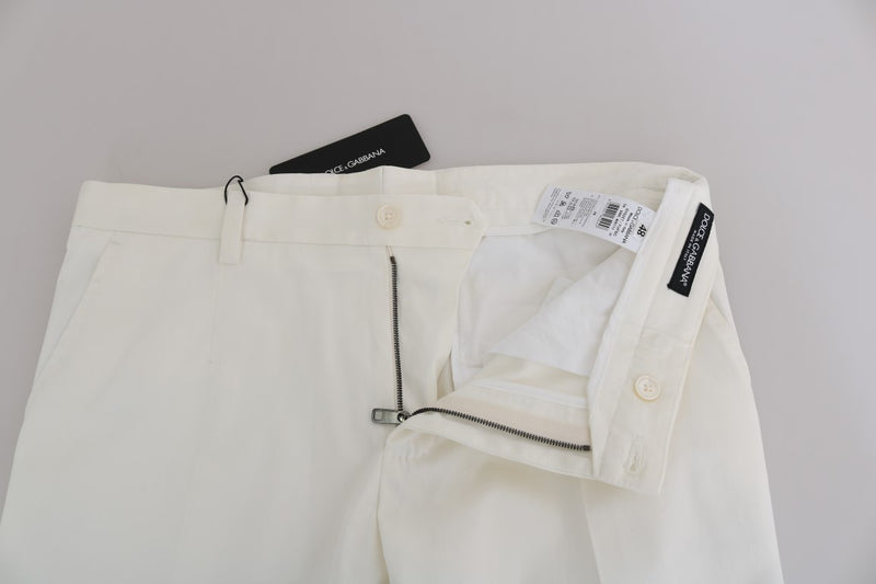 White Cotton Dress Formal Pants