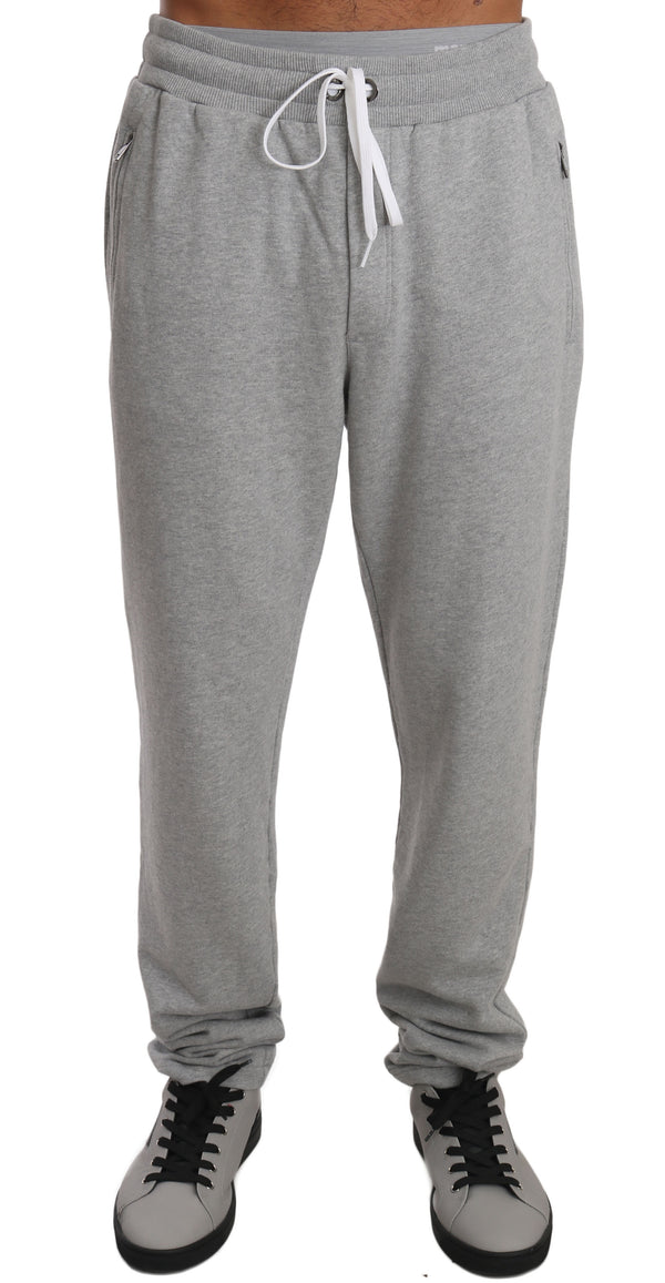 Gray Cotton #DGLovesLondon Sweatpants Pants