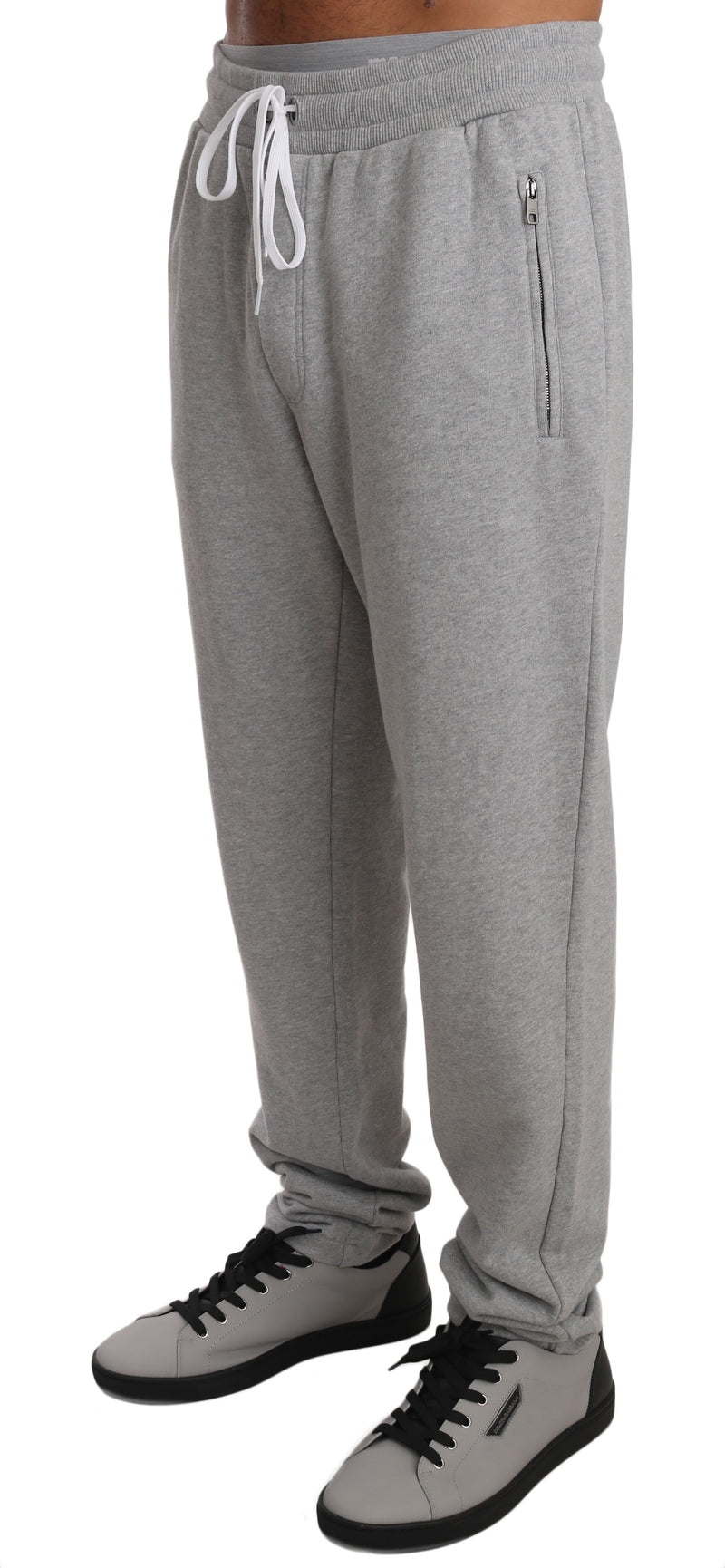 Gray Cotton #DGLovesLondon Sweatpants Pants