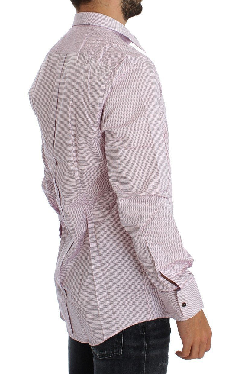 White Red GOLD Slim Fit Dress Shirt