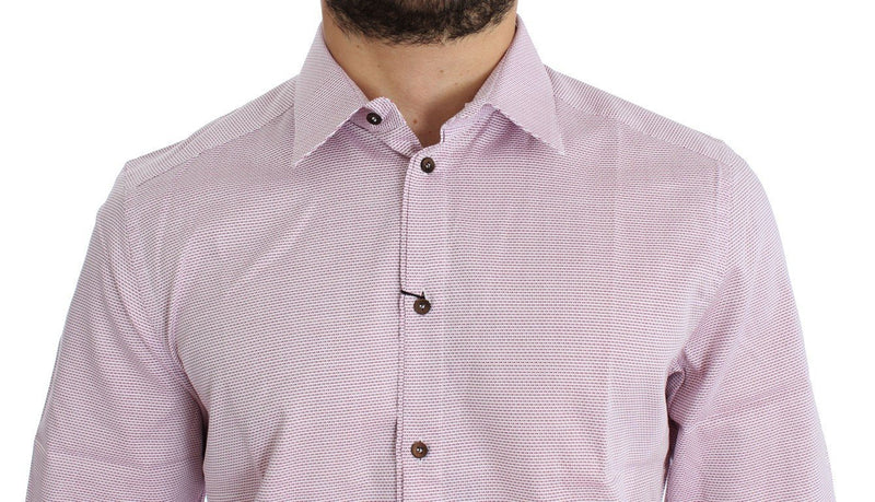 White Red GOLD Slim Fit Dress Shirt