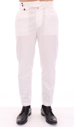 White Regular Fit Chinos Pants