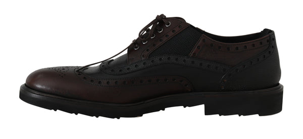 Brown Leather Derby Wingtip Oxford
