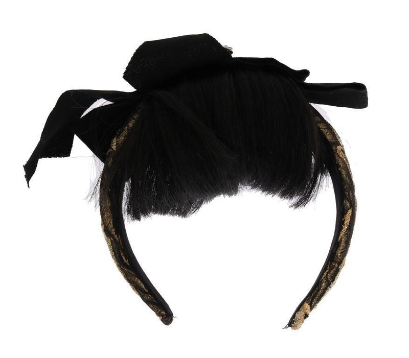 Gold Brocade Crystal Headband
