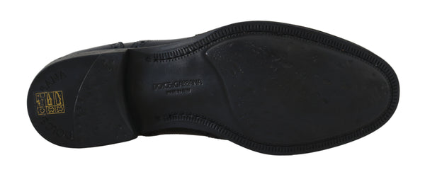 Blue Leather Derby Wingtip Oxford
