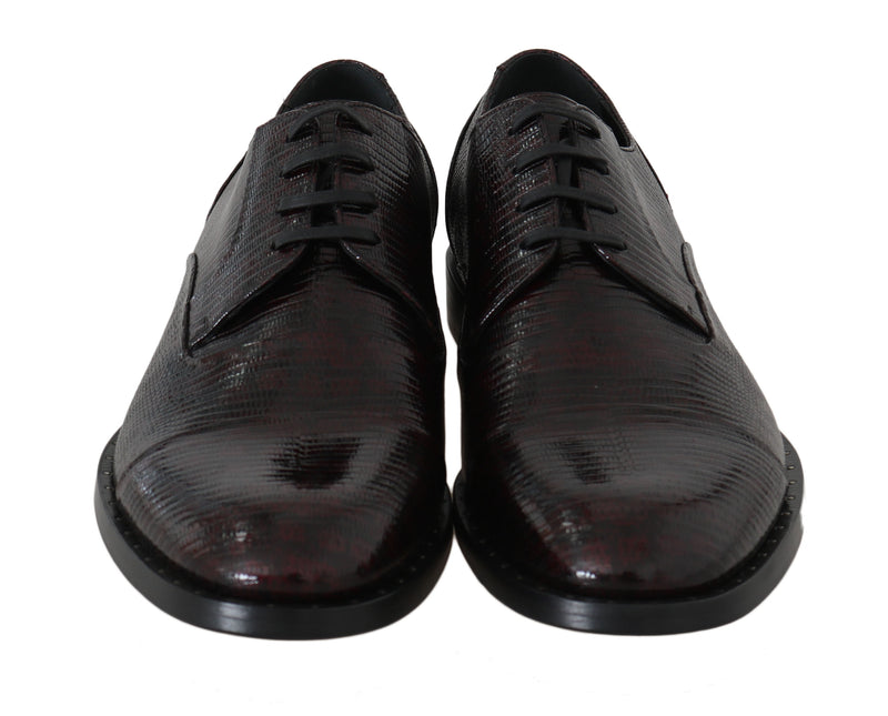 Bordeaux Leather Derby  Formal Shoes