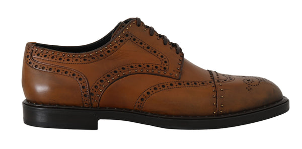 Yellow Leather Derby Wingtip Oxford