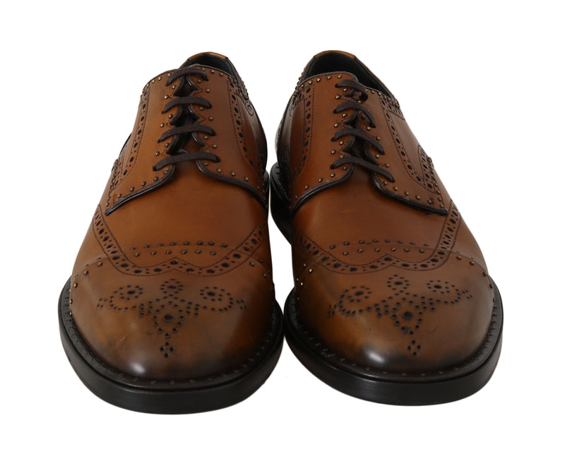 Yellow Leather Derby Wingtip Oxford