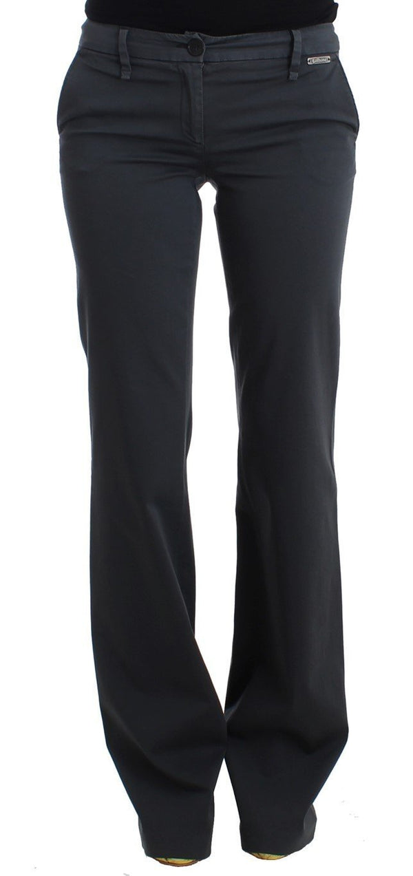 Gray wide leg pants