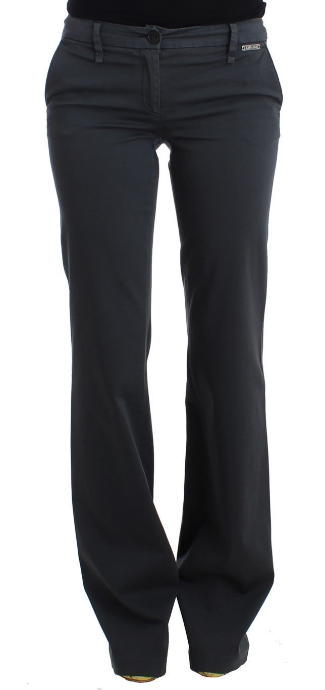 Gray wide leg pants