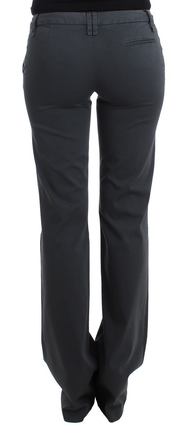 Gray wide leg pants