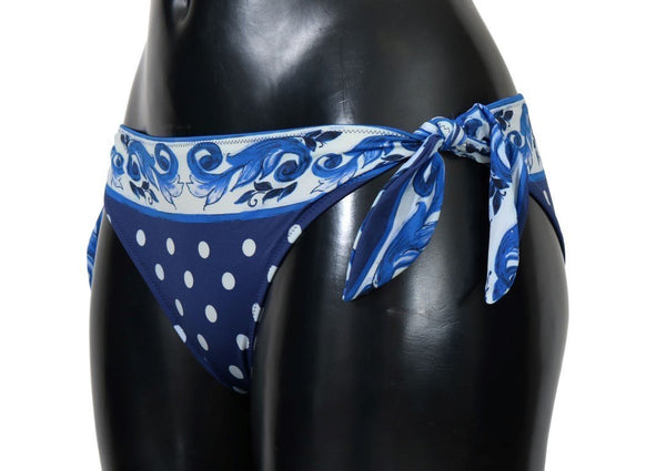 Blue Majolica Bikini Bottom