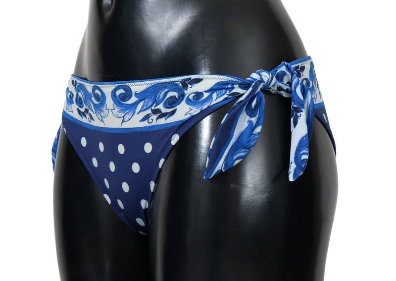 Blue Majolica Bikini Bottom