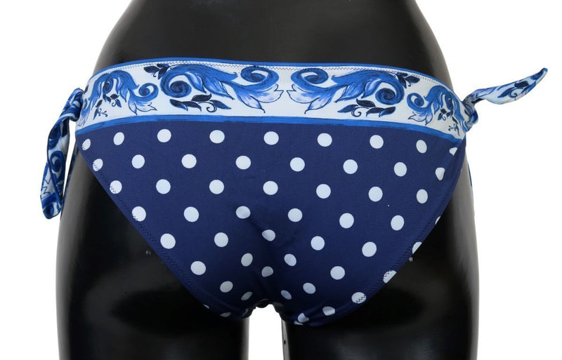 Blue Majolica Bikini Bottom