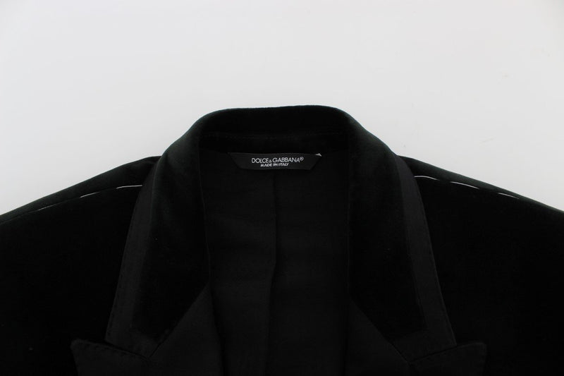 Green Velvet Slim Fit Blazer Jacket