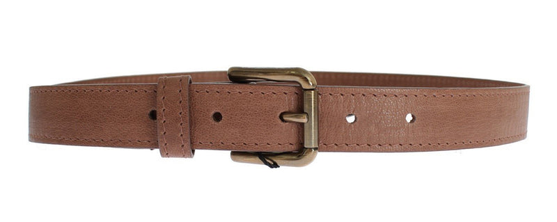 Brown leather belt