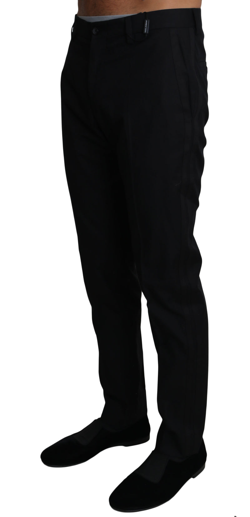 Black Cotton Dress Formal Trousers Pants