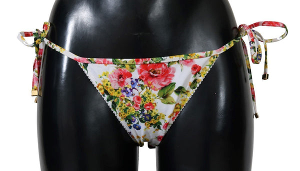 Multicolor Floral Print Bikini Bottom
