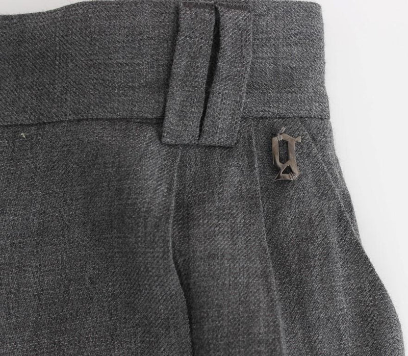 Gray tapered pants