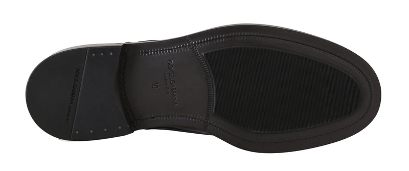 Black Leather Derby Formal Shoes