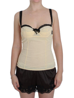 Yellow Camisole Lingerie Tank Top