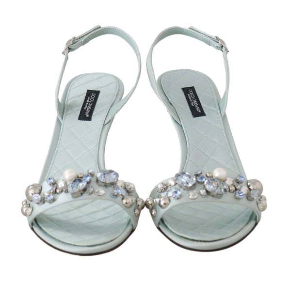 Silk Crystal Slingback Sandal