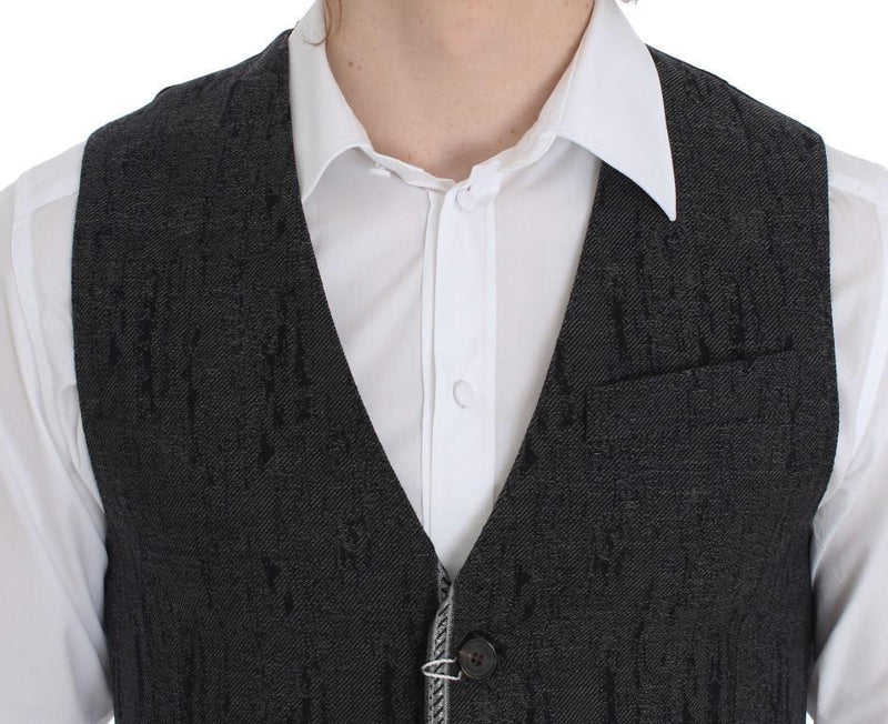Gray Wool Waistcoat Vest