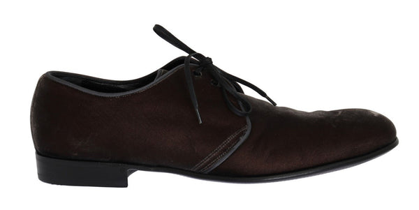 Brown Viscose Dress Laceups Formal Shoes