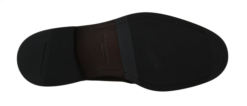 Green Leather Derby Monkstrap Mens Shoes
