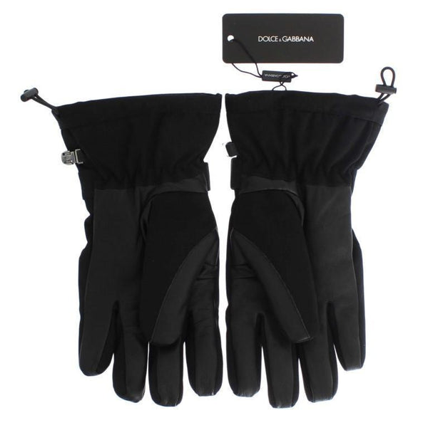 Black Winter Warm Gloves