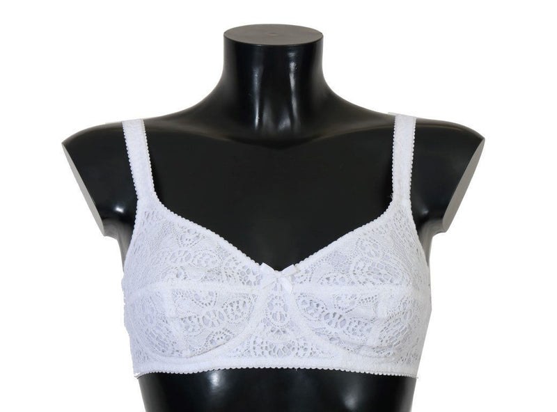 White Silk Stretch Underwear Bra