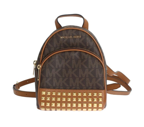 Brown ABBEY Leather XS Backpack