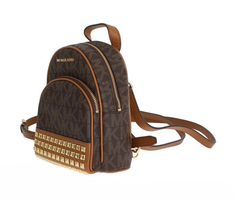 Brown ABBEY Leather XS Backpack
