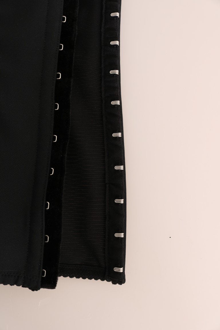 Black Stretch Waist Corset Belt
