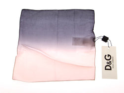 Blue Pink Silk Handkerchief