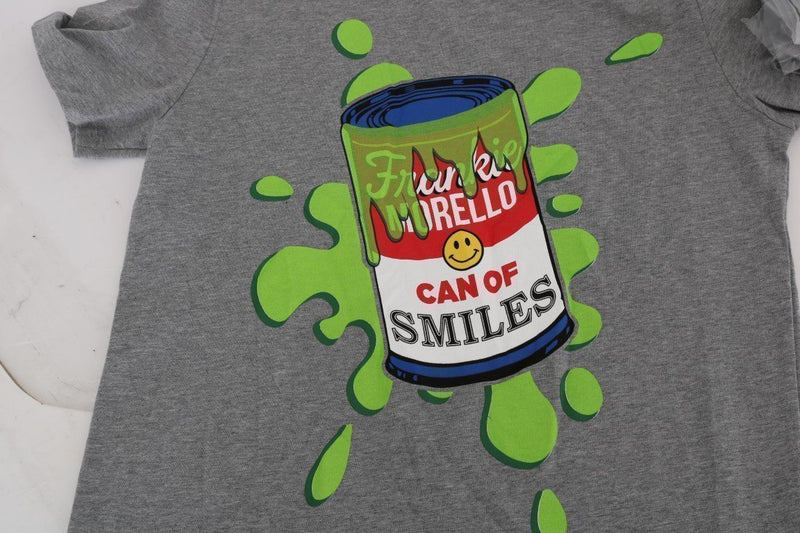 Gray Cotton Can Of Smiles T-Shirt