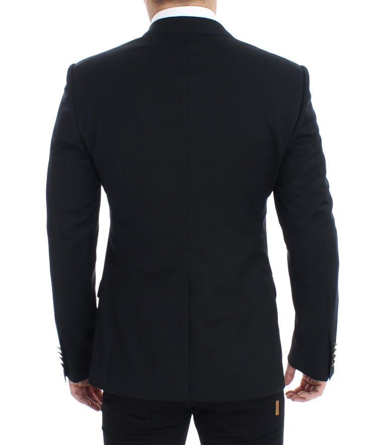 Black wool MARTINI slim fit blazer