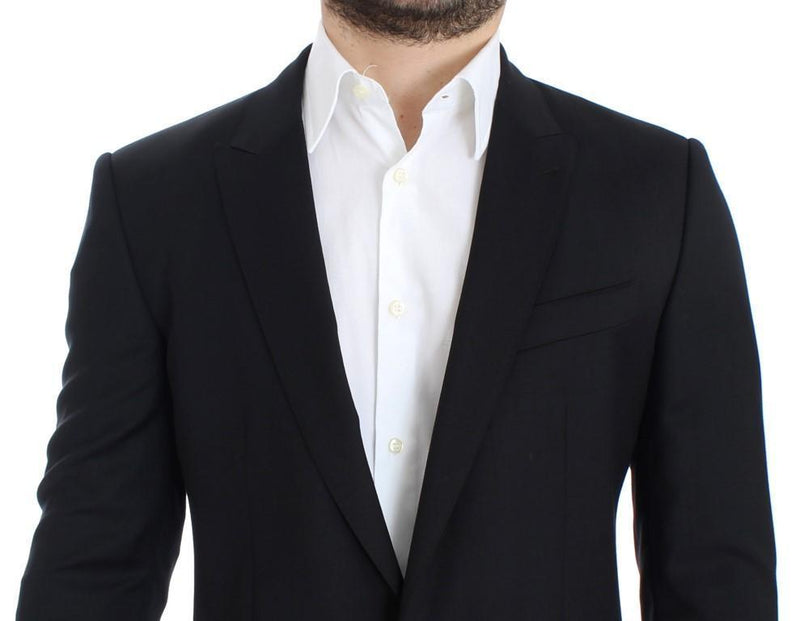 Black wool MARTINI slim fit blazer