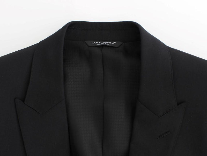 Black wool MARTINI slim fit blazer