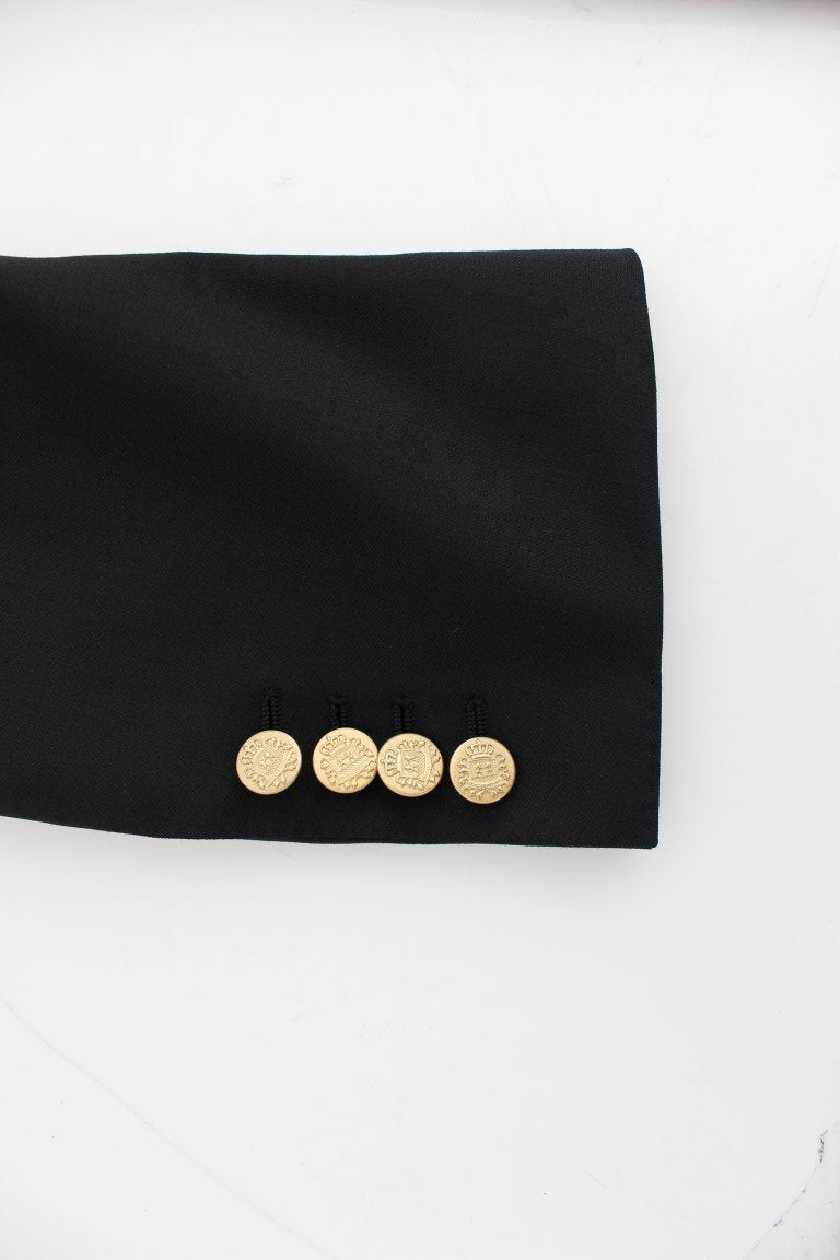 Black wool MARTINI slim fit blazer