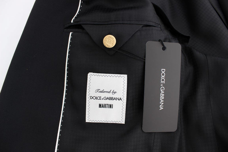 Black wool MARTINI slim fit blazer