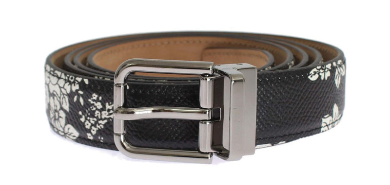 Black Silk Bowtie & Leather Belt Gift Box