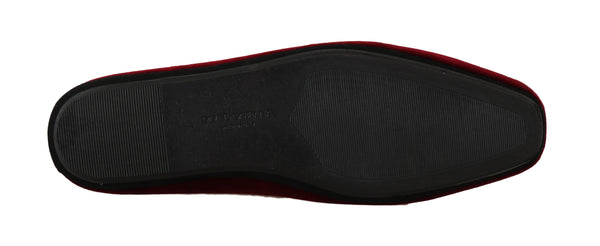 Red Velvet Bengal Cat Knight Loafers