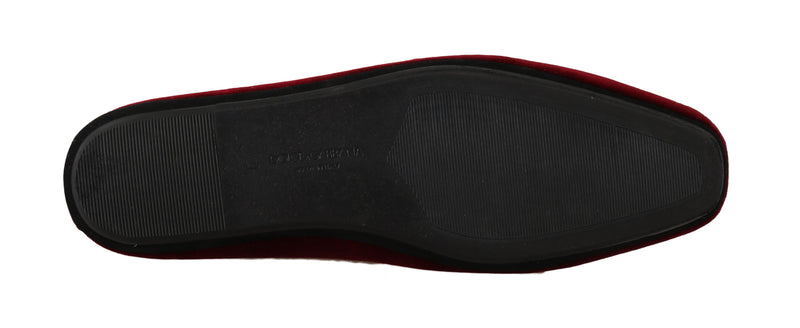 Red Velvet Bengal Cat Knight Loafers