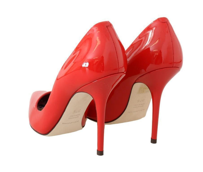 Red Patent Leather Pumps