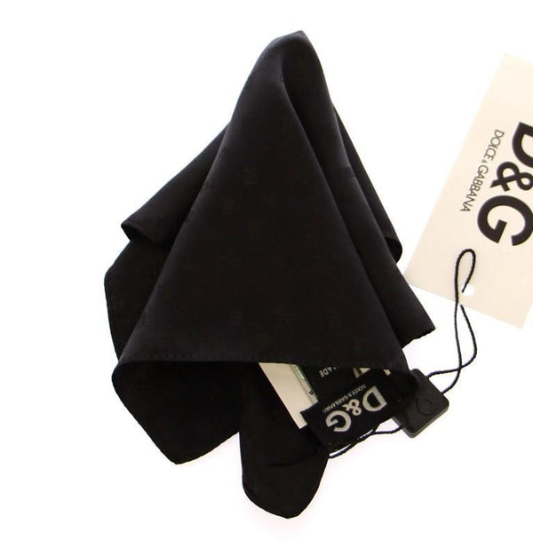 Black Silk Handkerchief