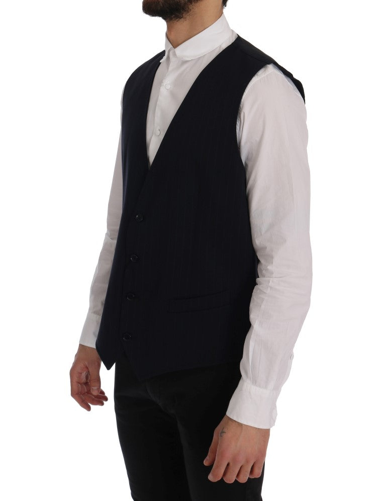 Blue STAFF Wool Stretch Vest