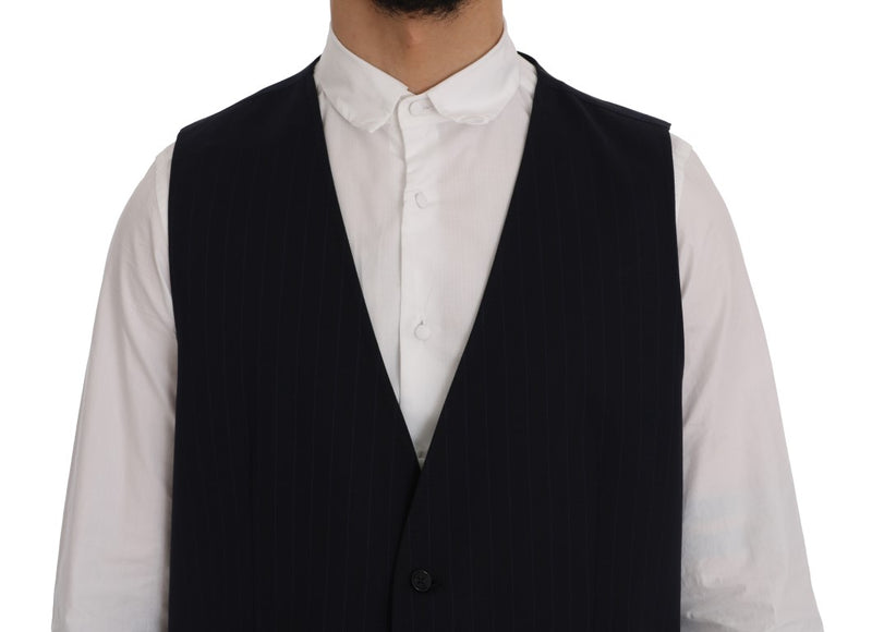 Blue STAFF Wool Stretch Vest