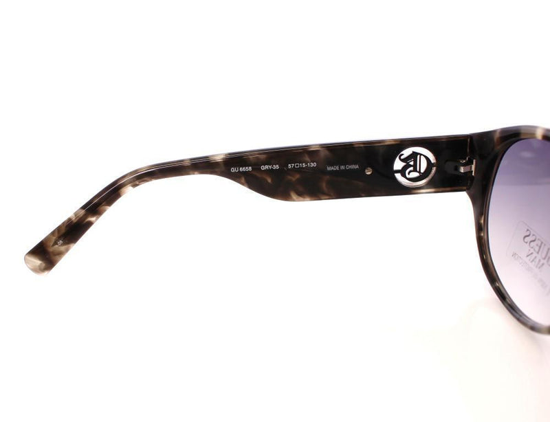 Brown Plastic Logo Men's Sunglasses