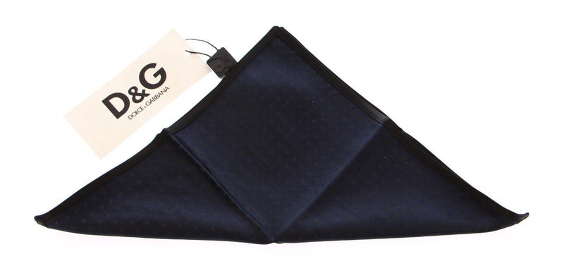 Blue Star Silk Handkerchief